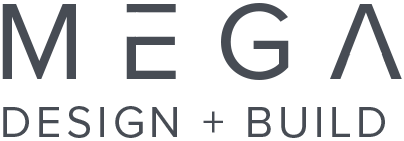 Mega Design and Build Logo