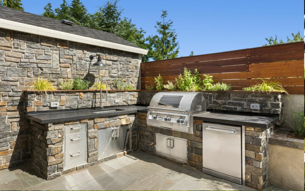 Custom-Designed Outdoor Kitchen